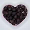 Dark brown matte cat’s eye bead 16mm