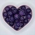 Purple bead 20mm