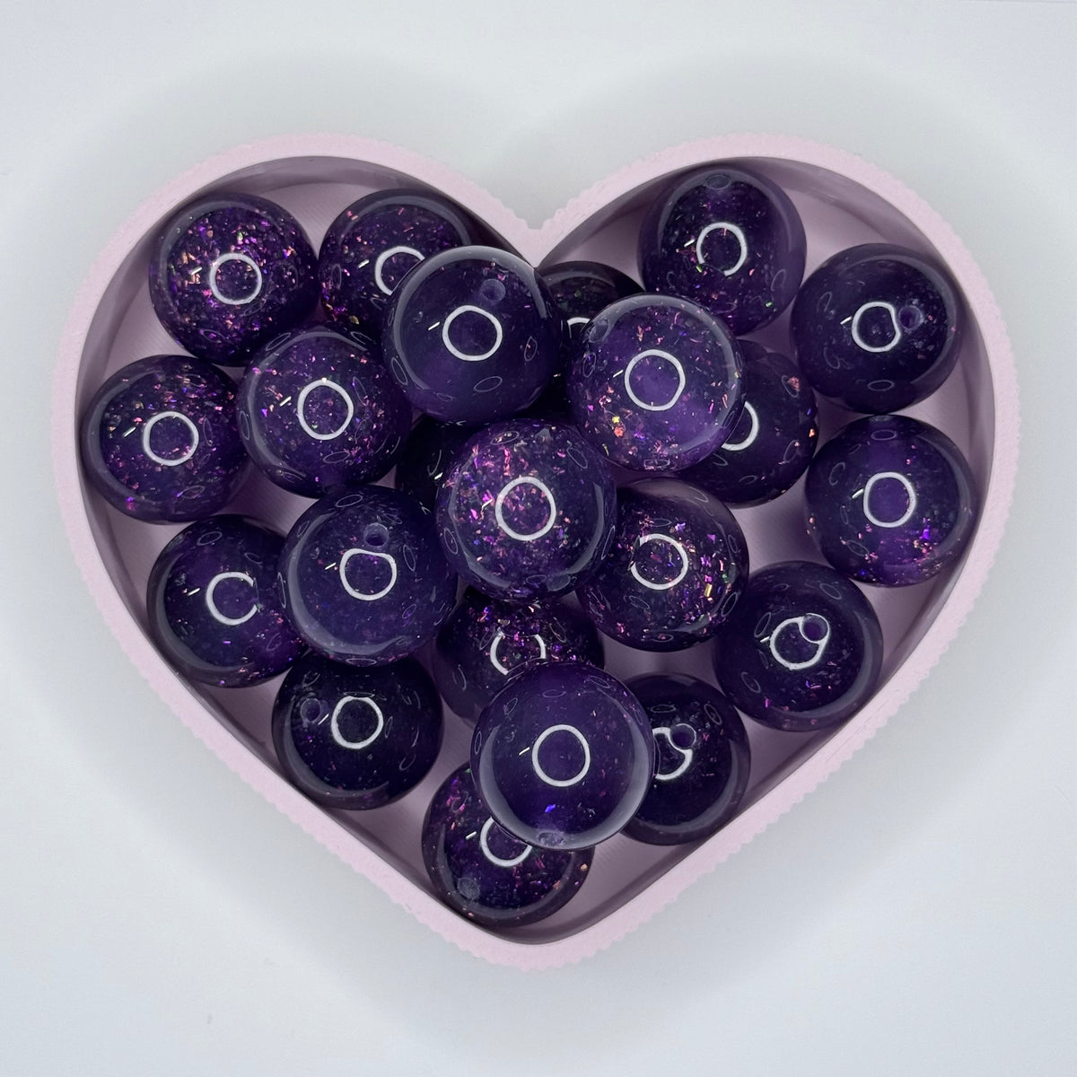 Purple bead 20mm