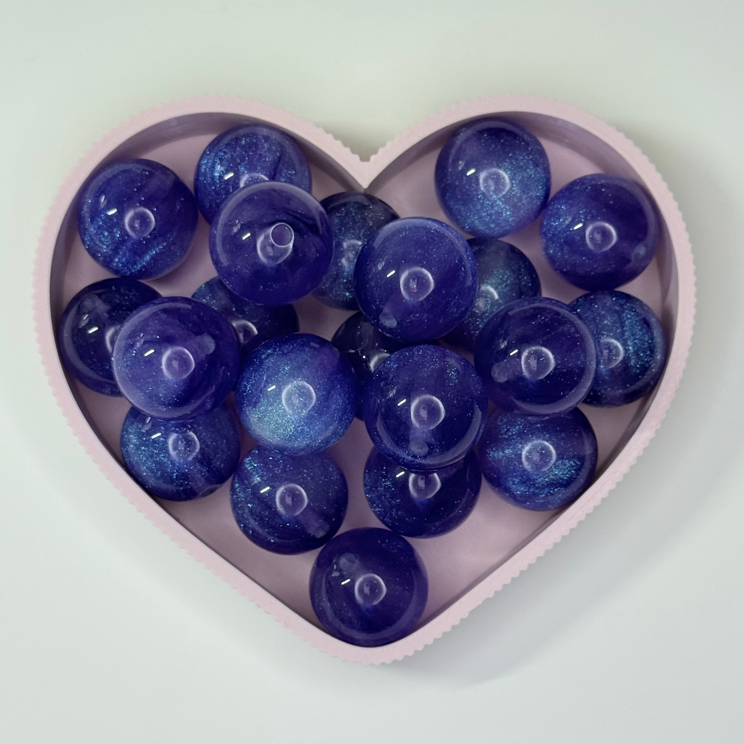 Purple bead 20mm
