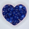 Royal blue cat’s eye bead 16mm