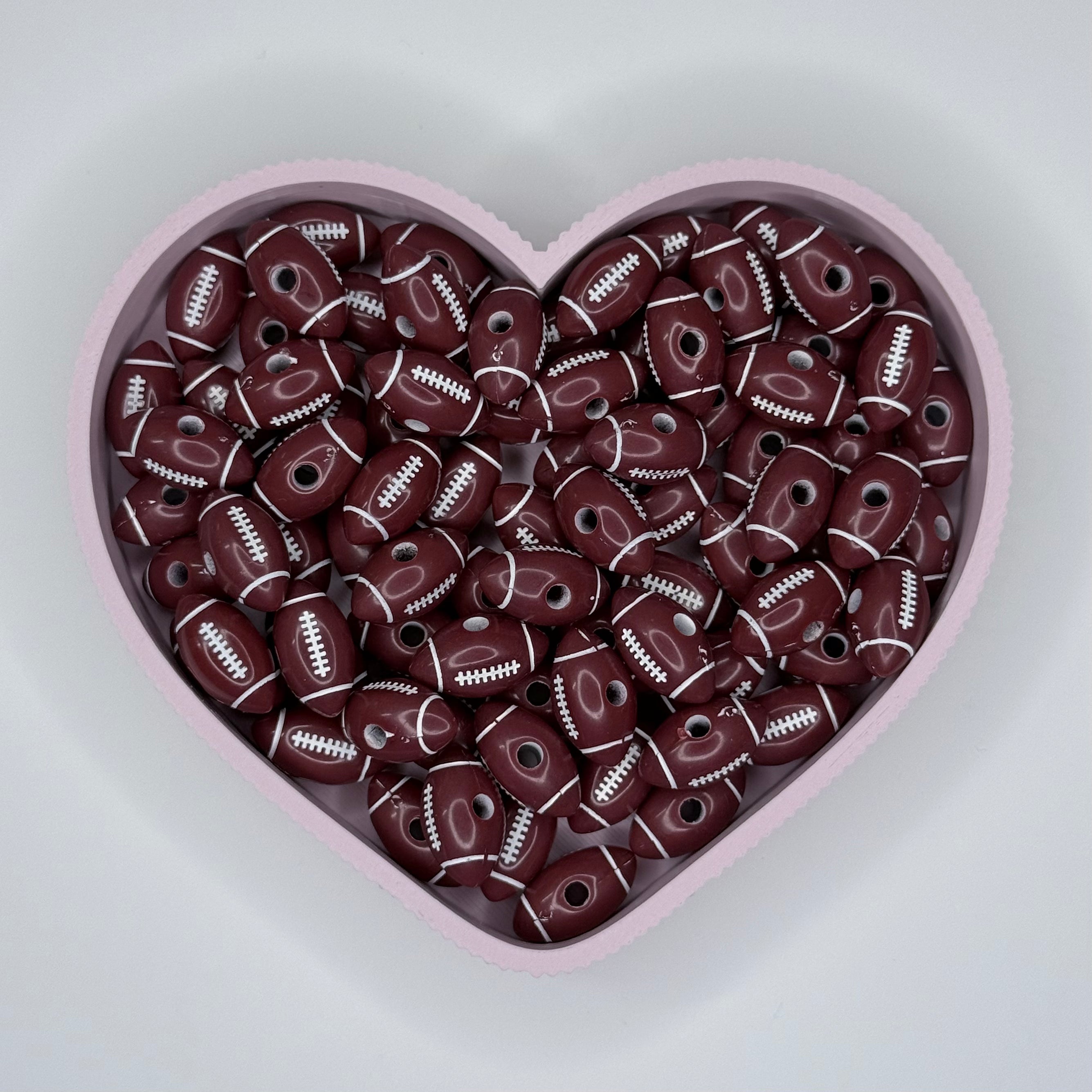 American football bead