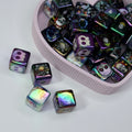 Halloween cube beads 14mm (pack of 10)