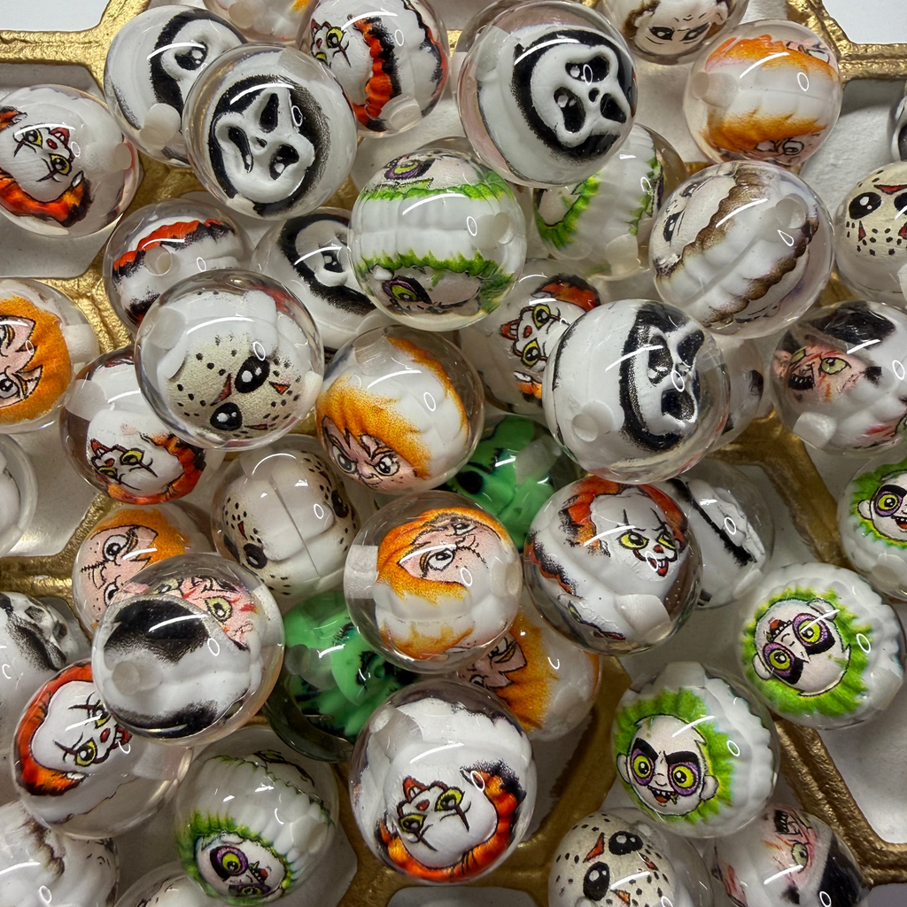Halloween characters(7 pc set) 16mm