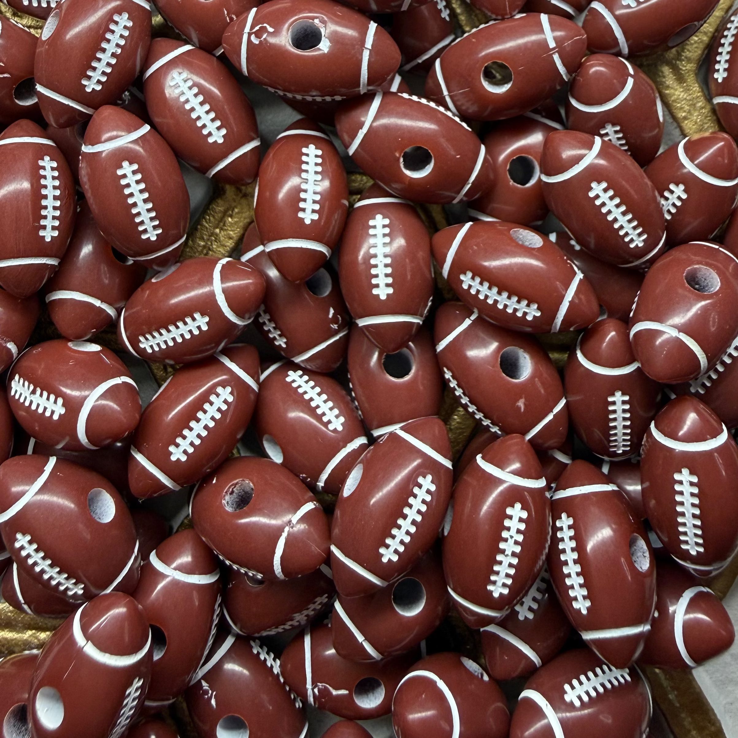 American football bead