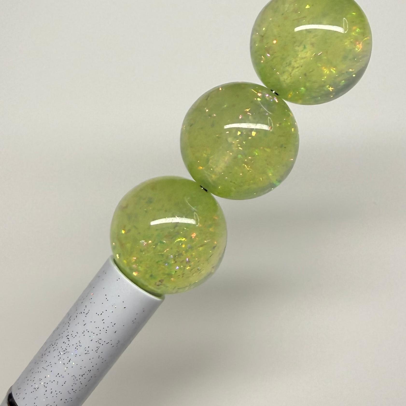 Lime green bead 20mm